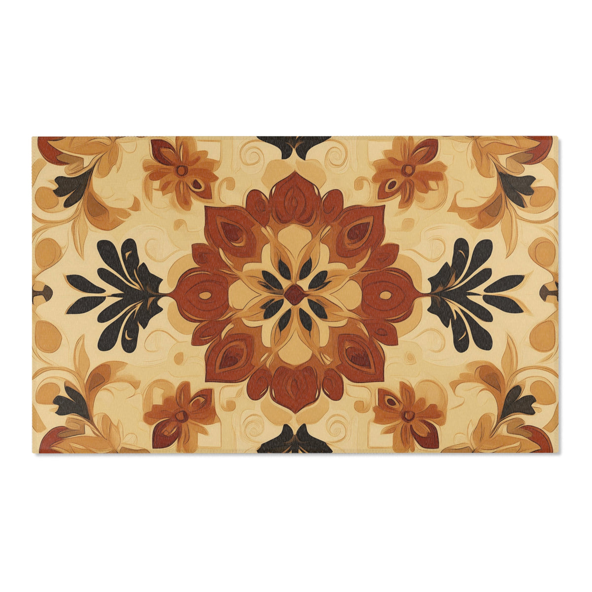 Earthy Vibrance – Nature-Inspired Area Rug