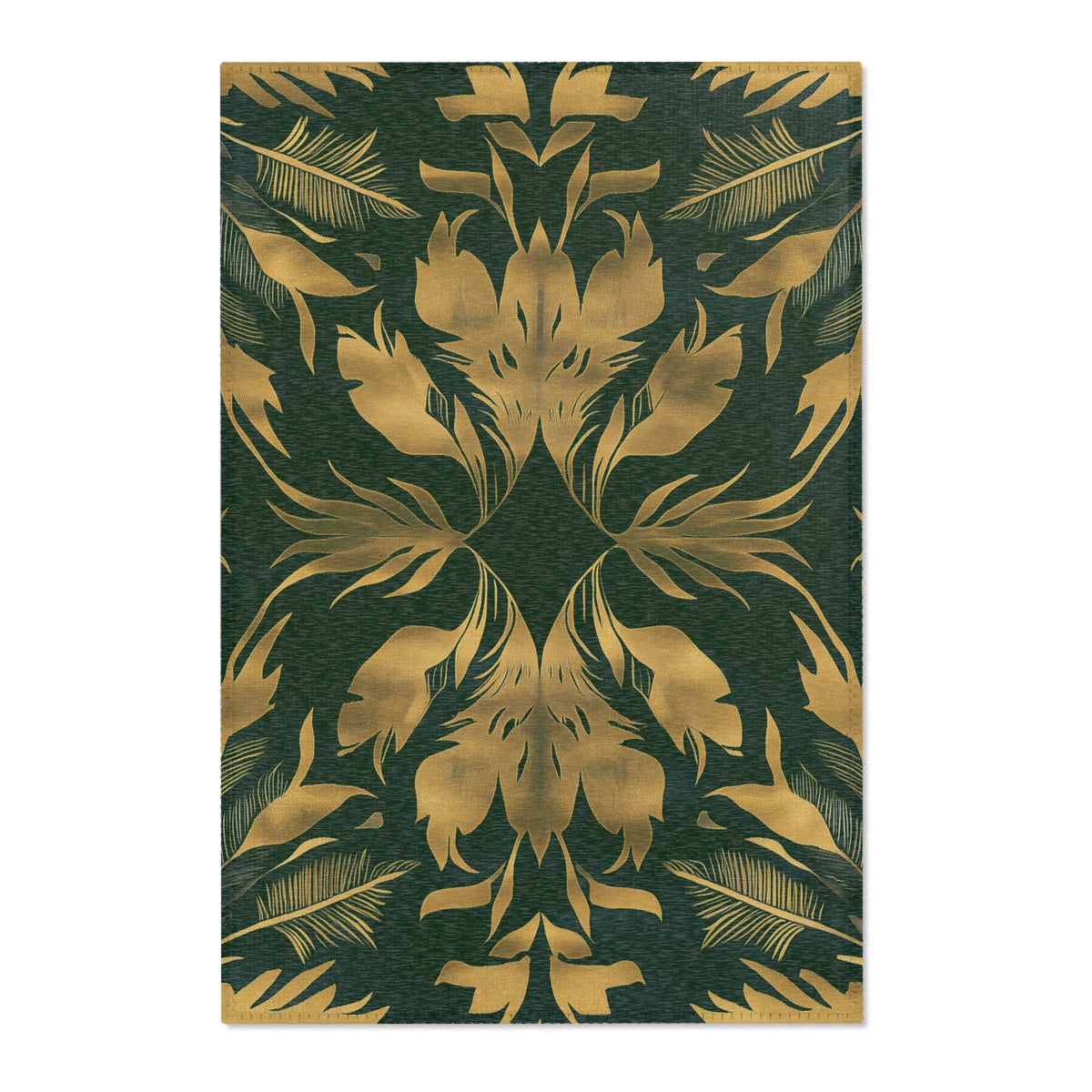 Exotic Feathers Emerald – Nature-Inspired Area Rug