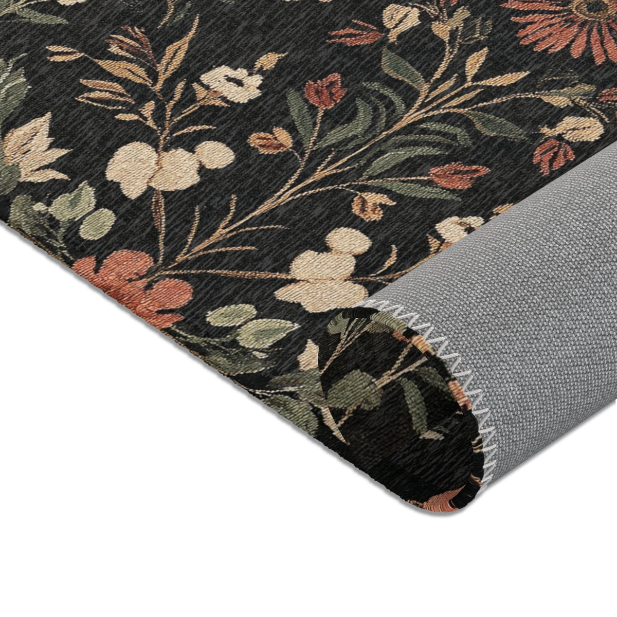 Enchanted Autumn Grove Rug - Nature-Inspired Warmth