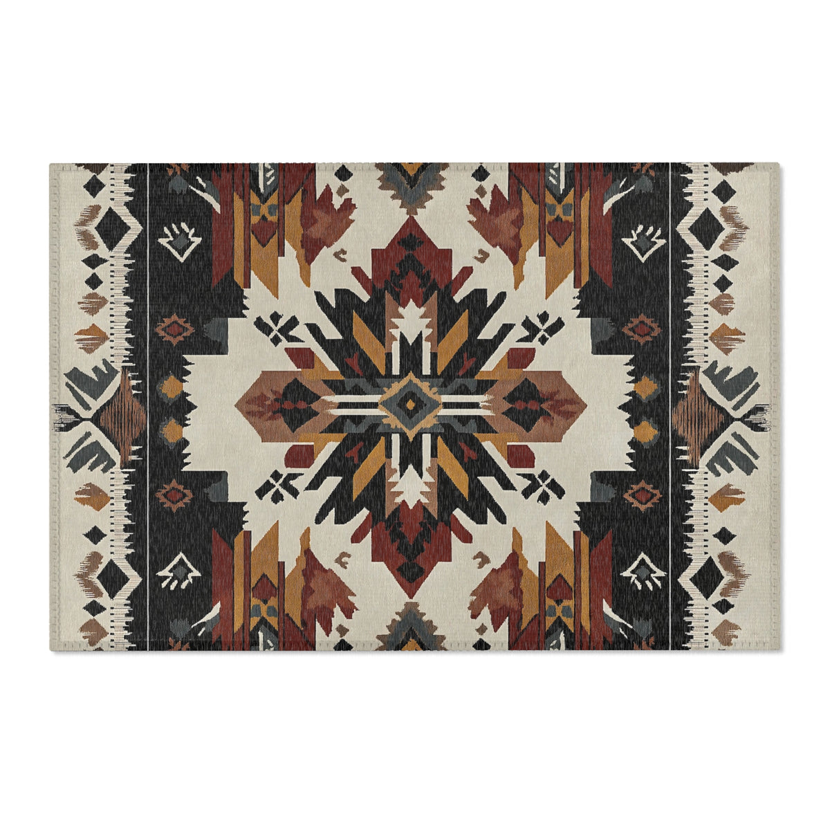 Bohemian Area Rug - Southwestern Design for Cozy Spaces