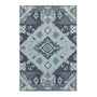 Blue Serenity Meadow Rug - Nature-Inspired Tranquility