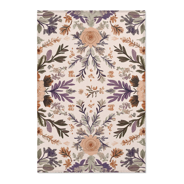 Verdant Harmony Rug - Nature-Inspired Summer Elegance