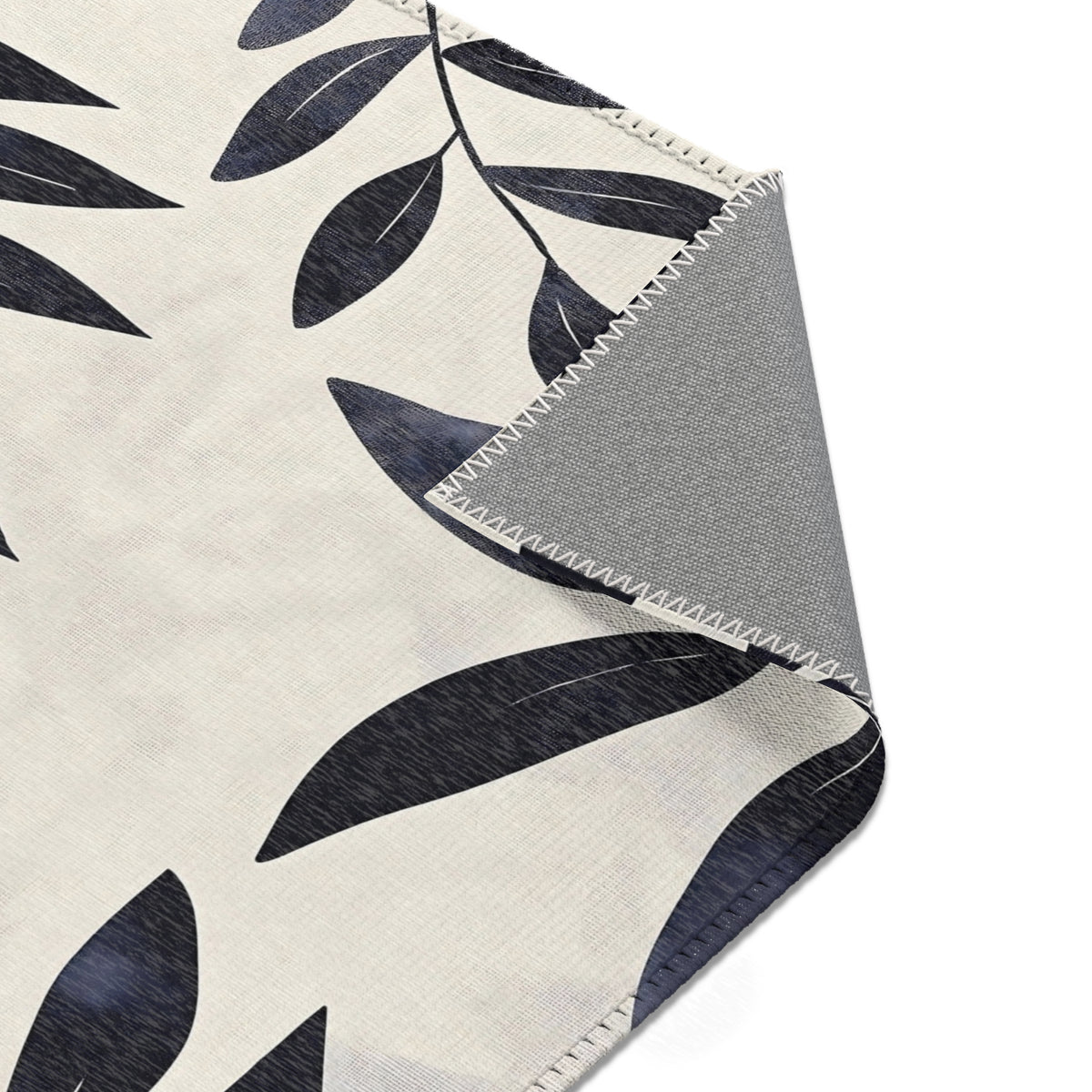 Modern Botanical Area Rug - Leaf Patterned Indoor Home Décor