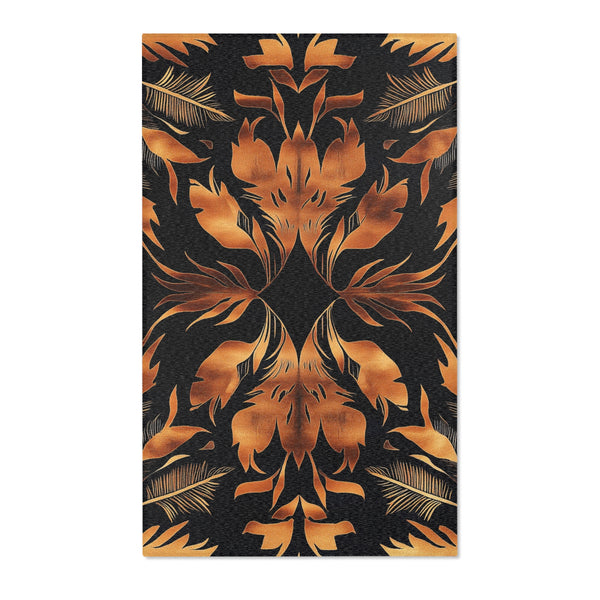 Exotic Feathers Bronze – Nature-Inspired Area Rug