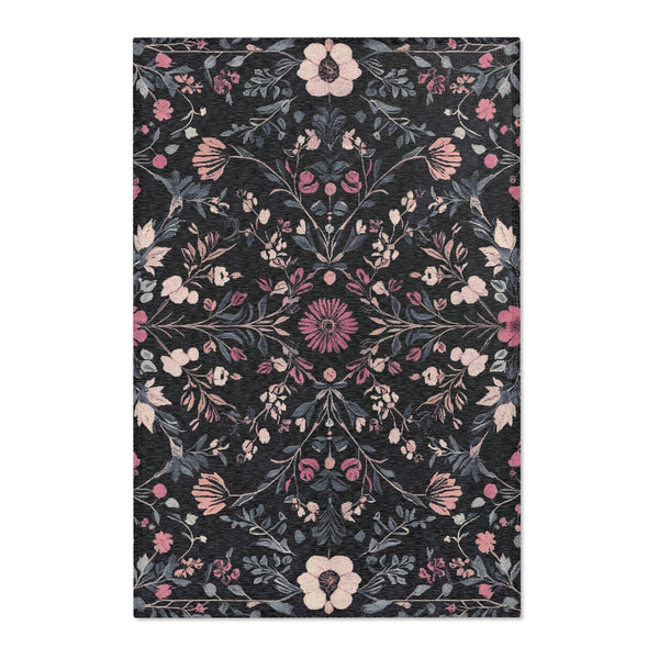 Enchanted Spring Grove Rug - Nature-Inspired Floral Serenity