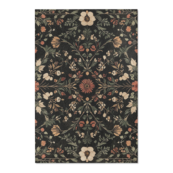 Enchanted Autumn Grove Rug - Nature-Inspired Warmth