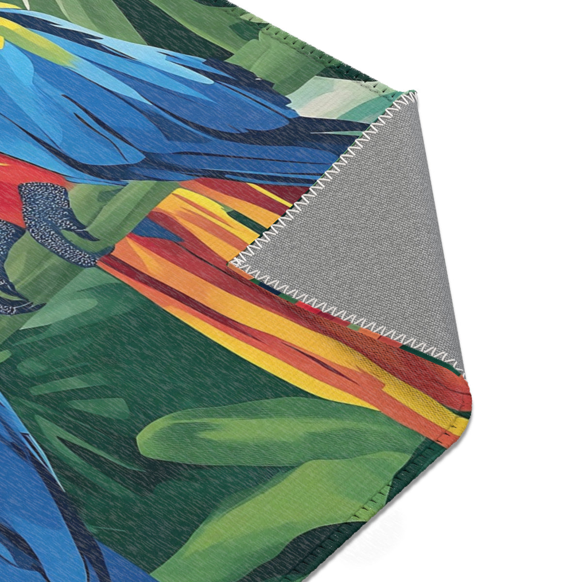 Tropical Macaw Area Rug - Vibrant Jungle Décor for Animal Lovers