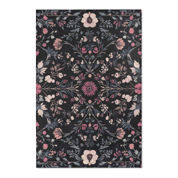 Enchanted Spring Grove Rug - Nature-Inspired Floral Serenity