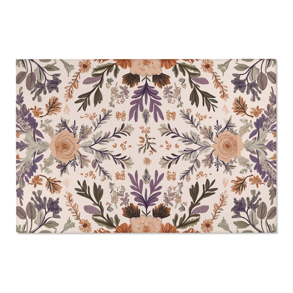 Verdant Harmony Rug - Nature-Inspired Summer Elegance