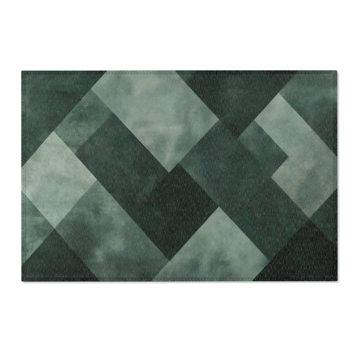 Modern Moss Geometric Area Rug for Stylish Home Décor