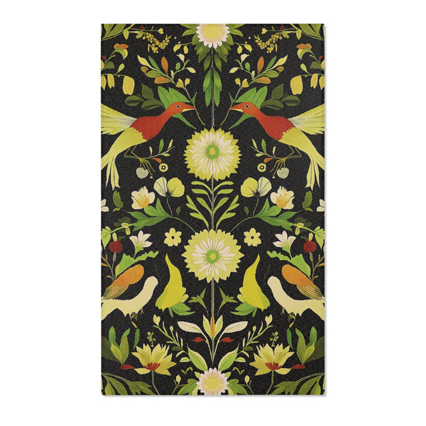 Exotic Birds During Spring – Nature-Inspired Area Rug