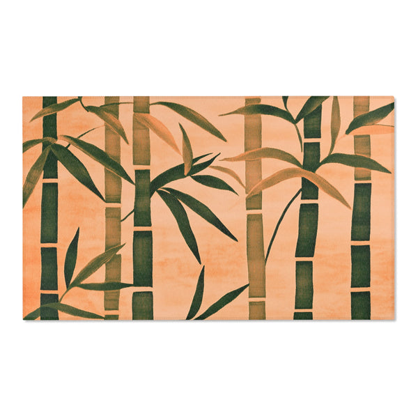 Sunset Bamboo – Nature-Inspired Area Rug