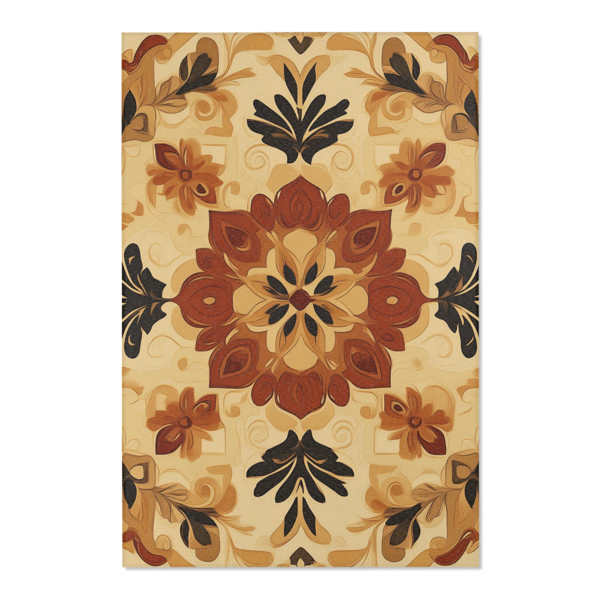 Earthy Vibrance – Nature-Inspired Area Rug