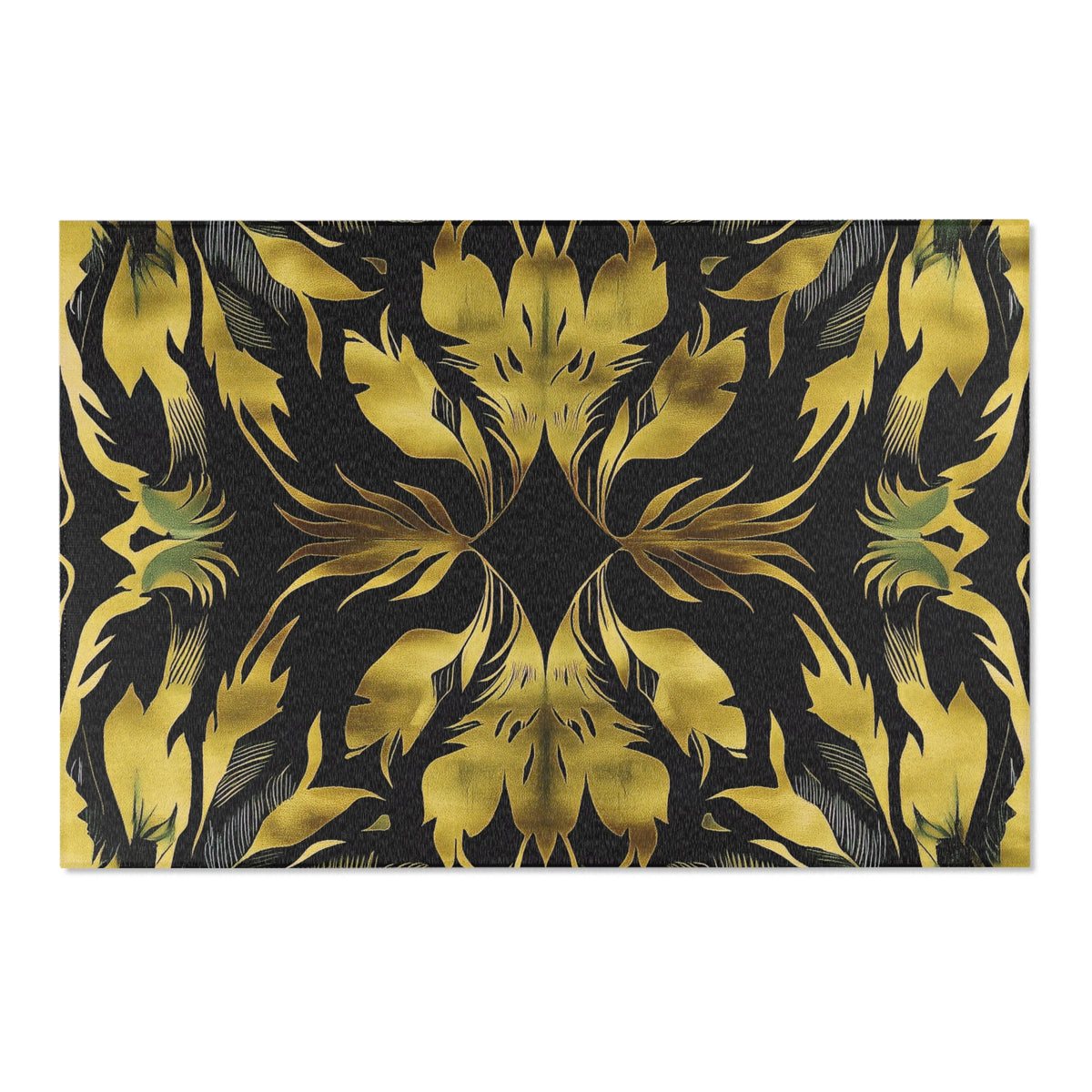 Exotic Feathers Gold – Nature-Inspired Area Rug