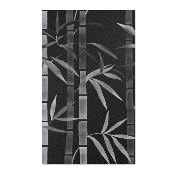 Midnight Bamboo – Nature-Inspired Area Rug