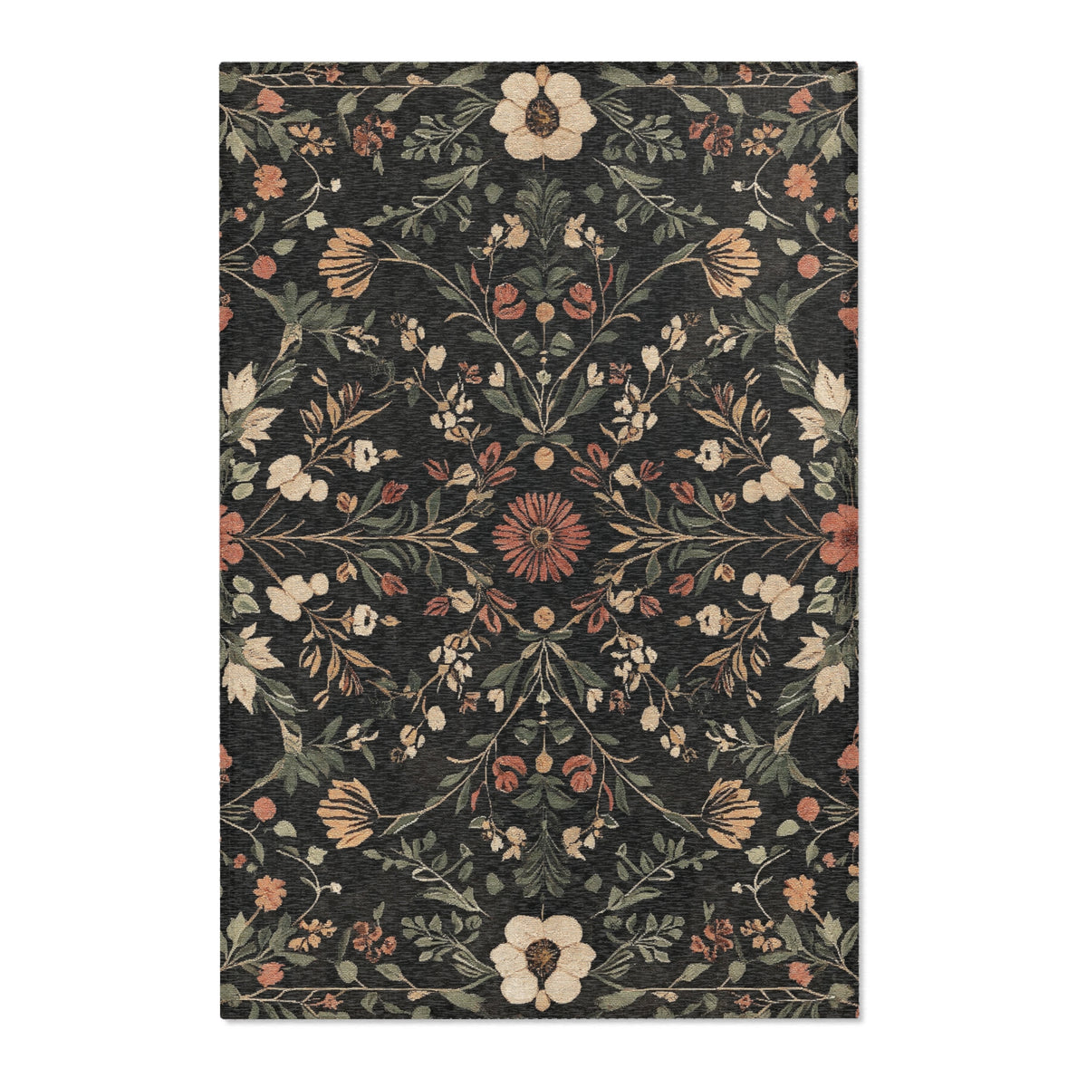 Enchanted Autumn Grove Rug - Nature-Inspired Warmth