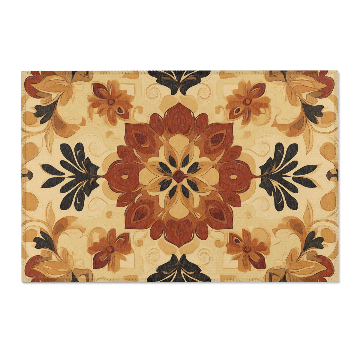 Earthy Vibrance – Nature-Inspired Area Rug