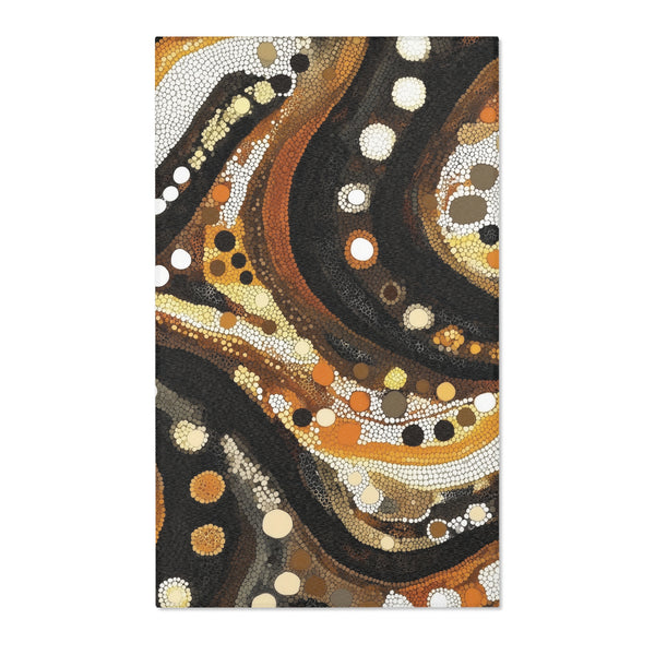 Desert Tranquility Rug - Dot Art Nature-Inspired Elegance