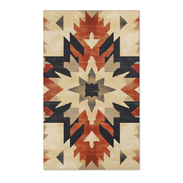 Bohemian Bronze Elegance Rug - Nature-Inspired Boho-Chic Décor