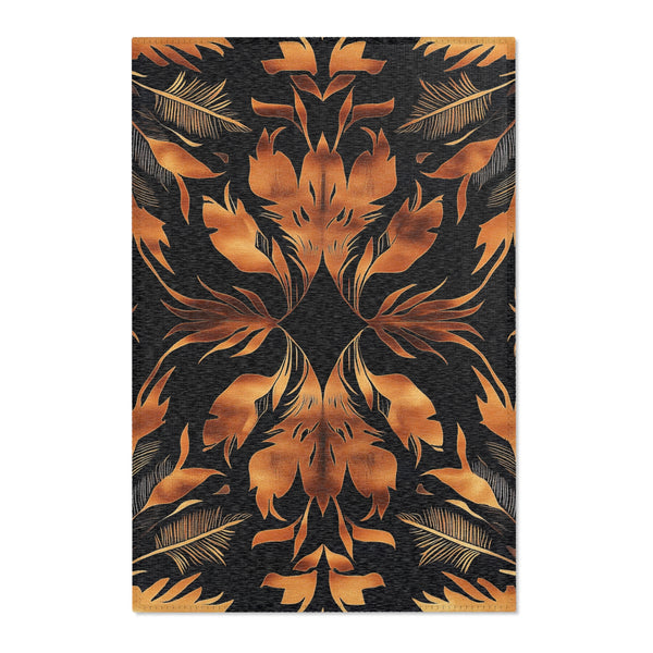 Exotic Feathers Bronze – Nature-Inspired Area Rug