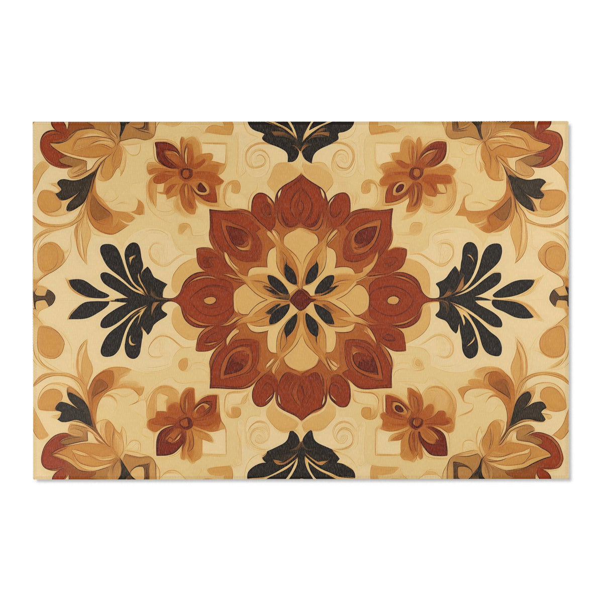 Earthy Vibrance – Nature-Inspired Area Rug