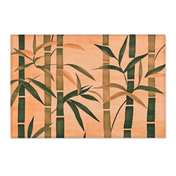 Sunset Bamboo – Nature-Inspired Area Rug