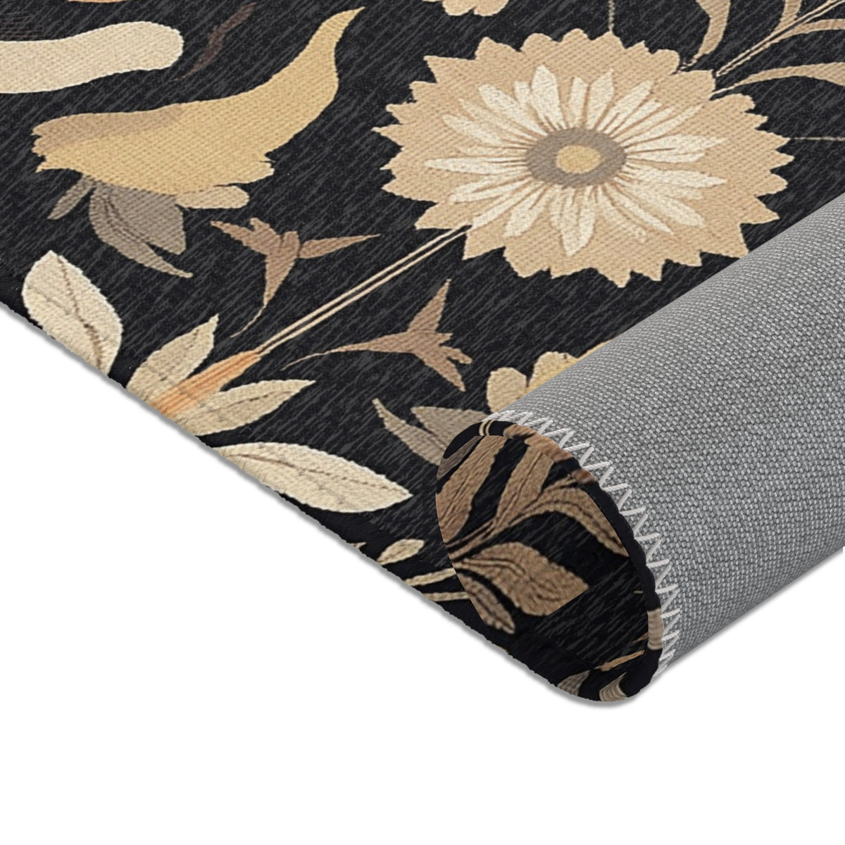 Exotic Birds During Fall – Nature-Inspired Area Rug