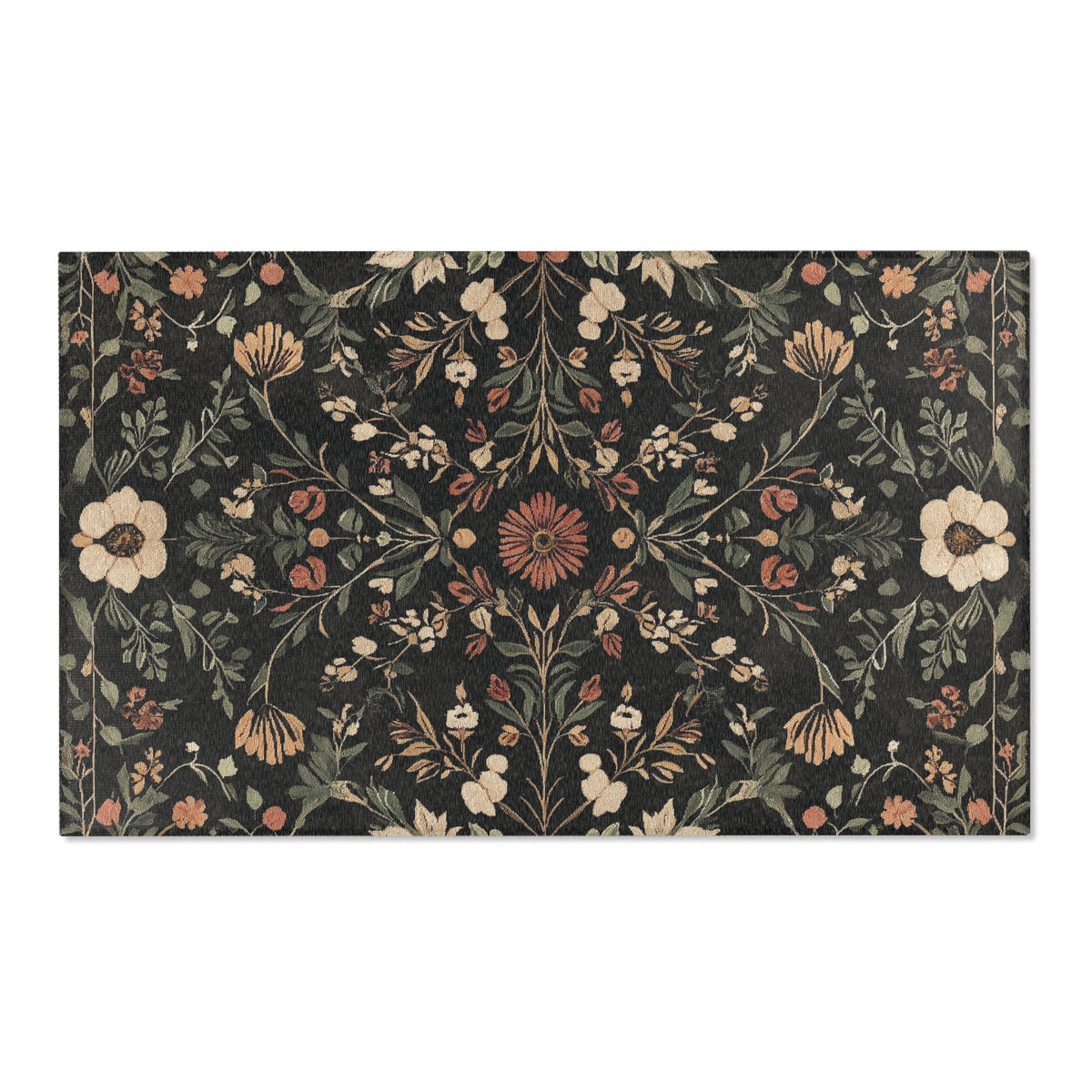 Enchanted Autumn Grove Rug - Nature-Inspired Warmth