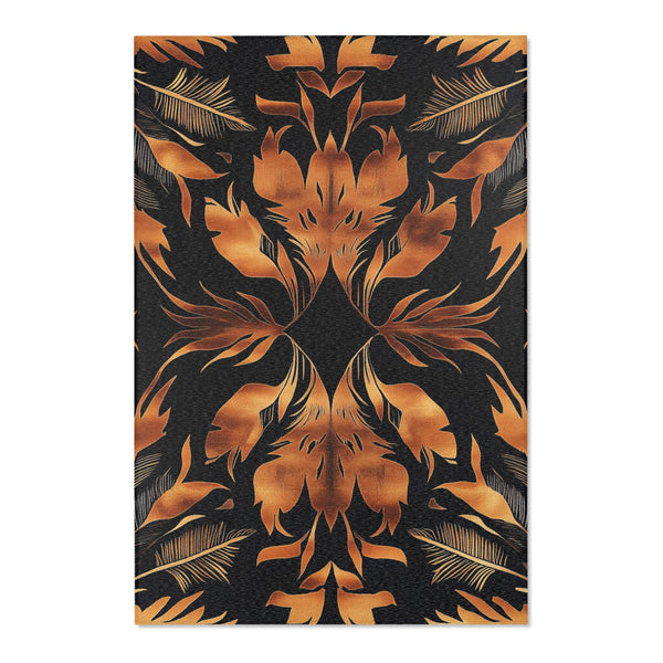 Exotic Feathers Bronze – Nature-Inspired Area Rug