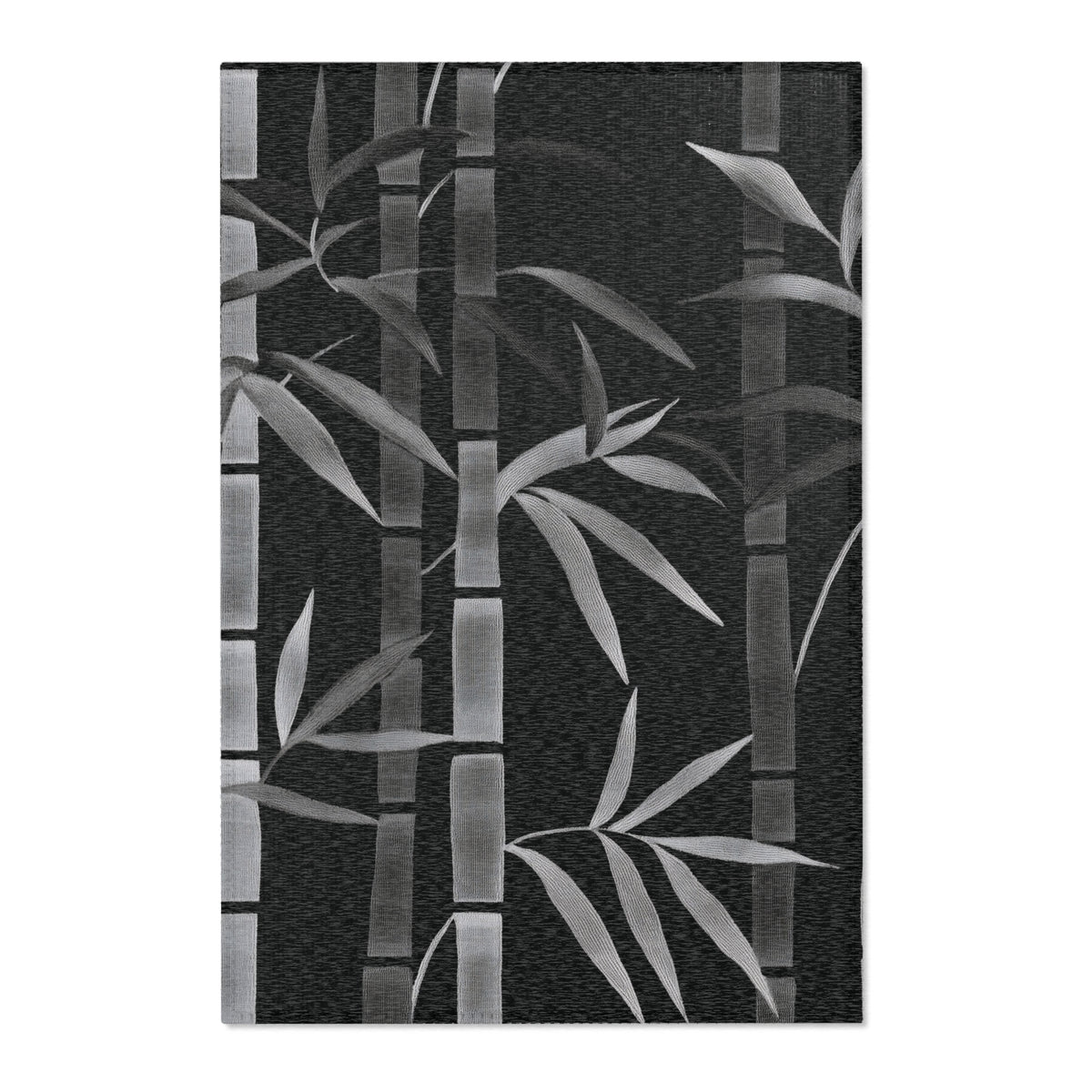 Midnight Bamboo – Nature-Inspired Area Rug