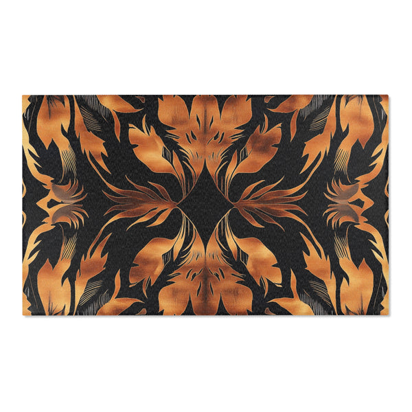 Exotic Feathers Bronze – Nature-Inspired Area Rug