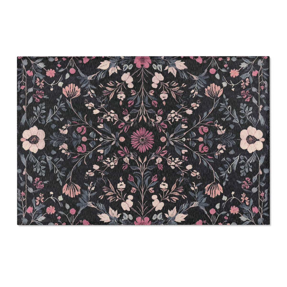 Enchanted Spring Grove Rug - Nature-Inspired Floral Serenity