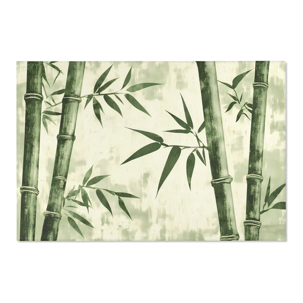 Bamboo Serenity Area Rug - Nature Inspired Home Decor for Tranquil Spaces