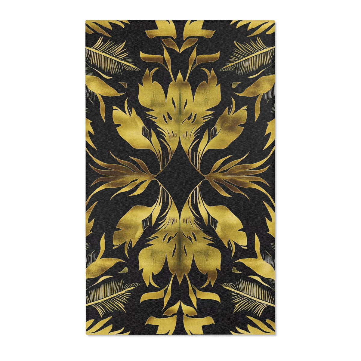 Exotic Feathers Gold – Nature-Inspired Area Rug