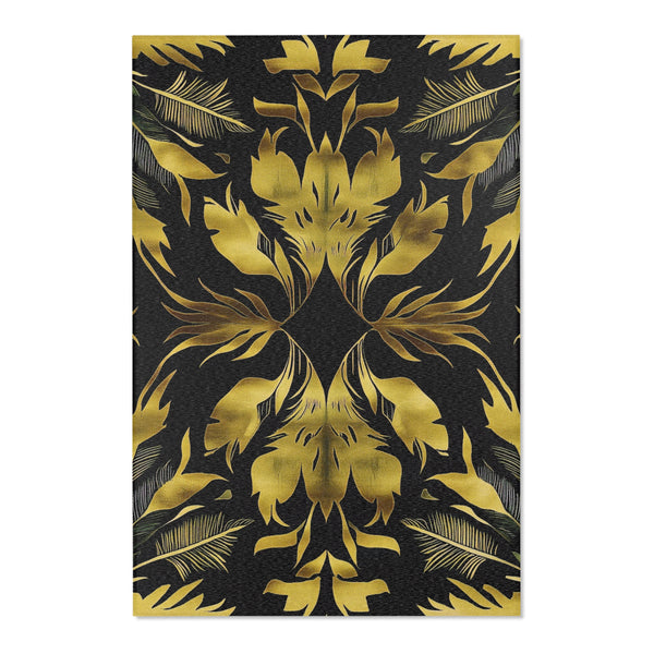 Exotic Feathers Gold – Nature-Inspired Area Rug