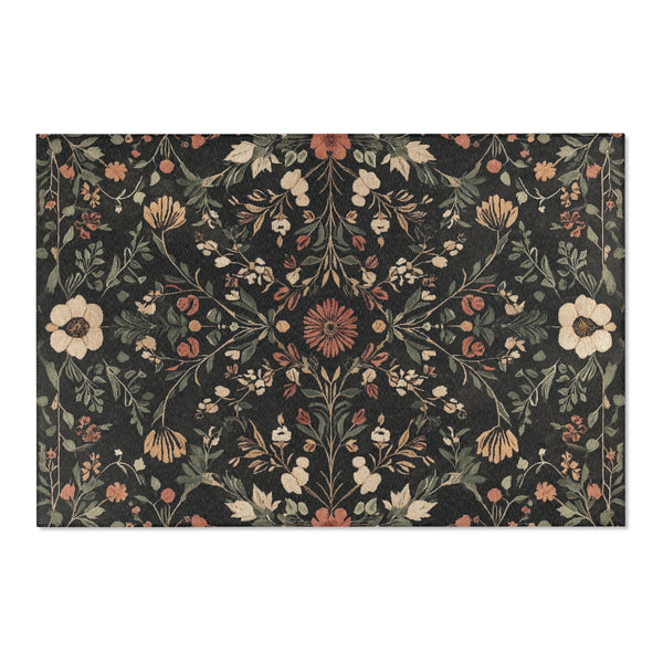 Enchanted Autumn Grove Rug - Nature-Inspired Warmth