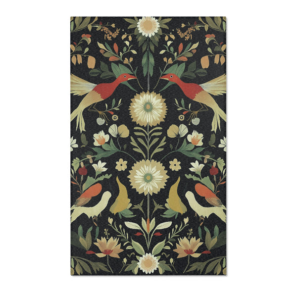 Exotic Birds During Summer– Nature-Inspired Area Rug