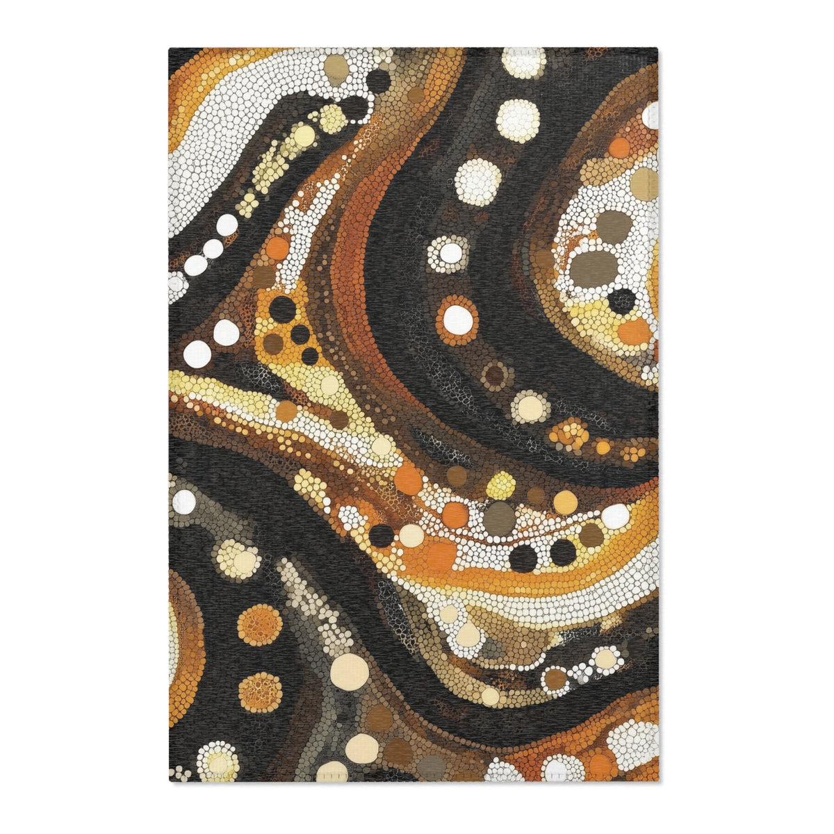 Desert Tranquility Rug - Dot Art Nature-Inspired Elegance