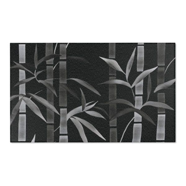 Midnight Bamboo – Nature-Inspired Area Rug