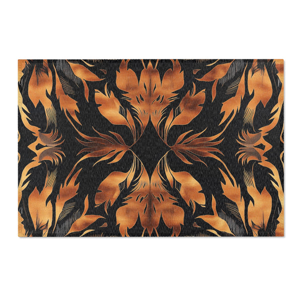 Exotic Feathers Bronze – Nature-Inspired Area Rug