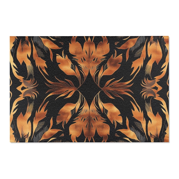 Exotic Feathers Bronze – Nature-Inspired Area Rug