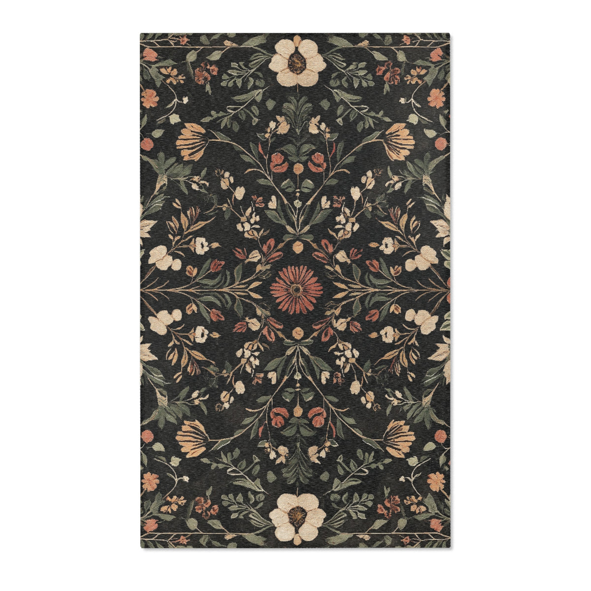 Enchanted Autumn Grove Rug - Nature-Inspired Warmth