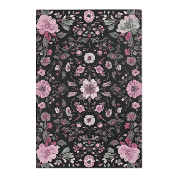 Moonlit Cherry Blossom Rug - Nature-Inspired Tranquility