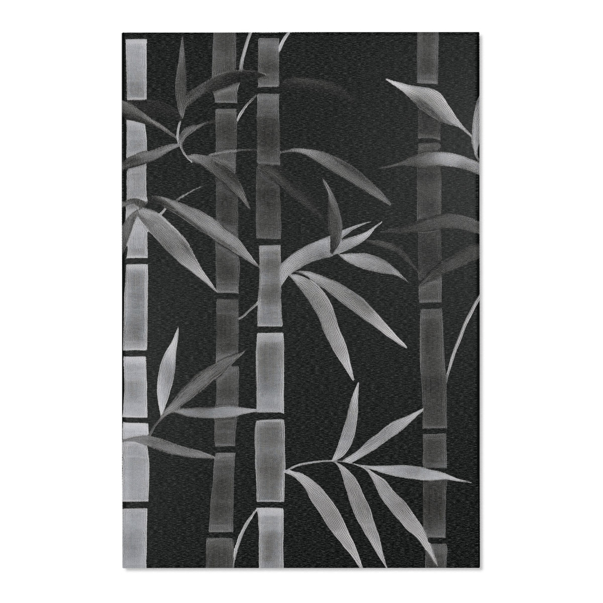 Midnight Bamboo – Nature-Inspired Area Rug