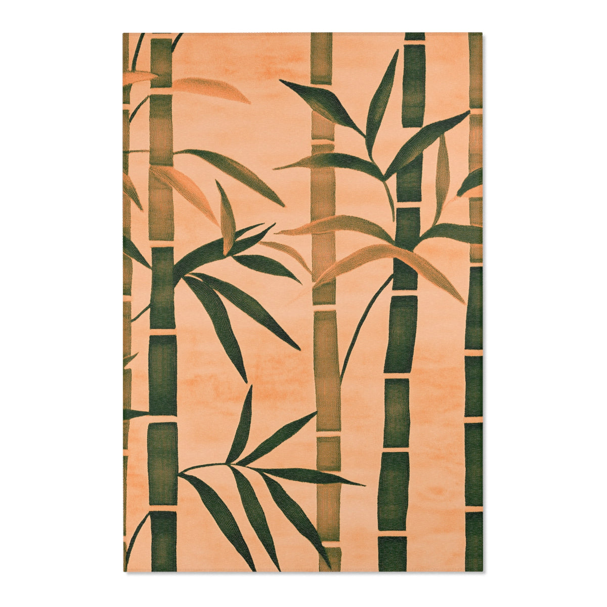 Sunset Bamboo – Nature-Inspired Area Rug