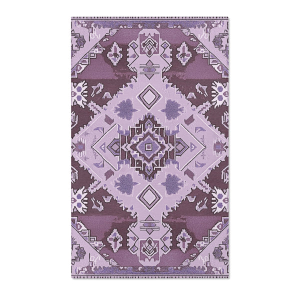 Violet Serenity Meadow Rug - Nature-Inspired Elegance