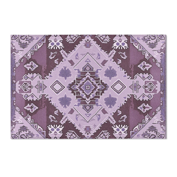 Violet Serenity Meadow Rug - Nature-Inspired Elegance