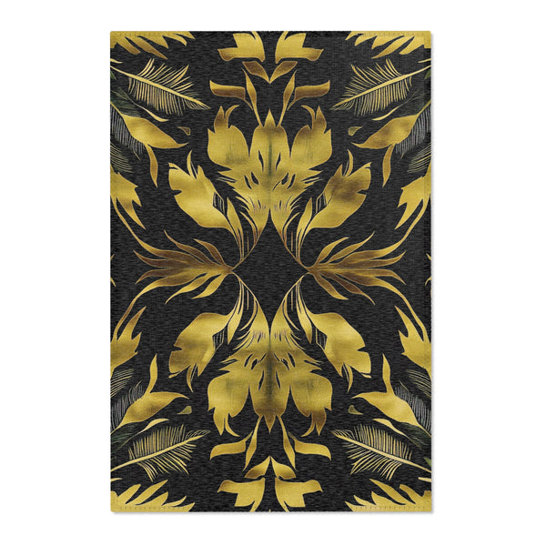 Exotic Feathers Gold – Nature-Inspired Area Rug