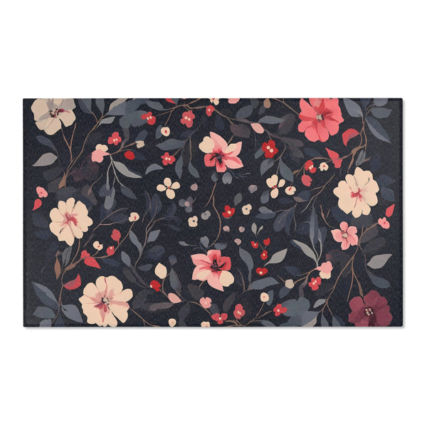 Elegant Floral Area Rug | Luxurious Home Decor for Cozy Spaces