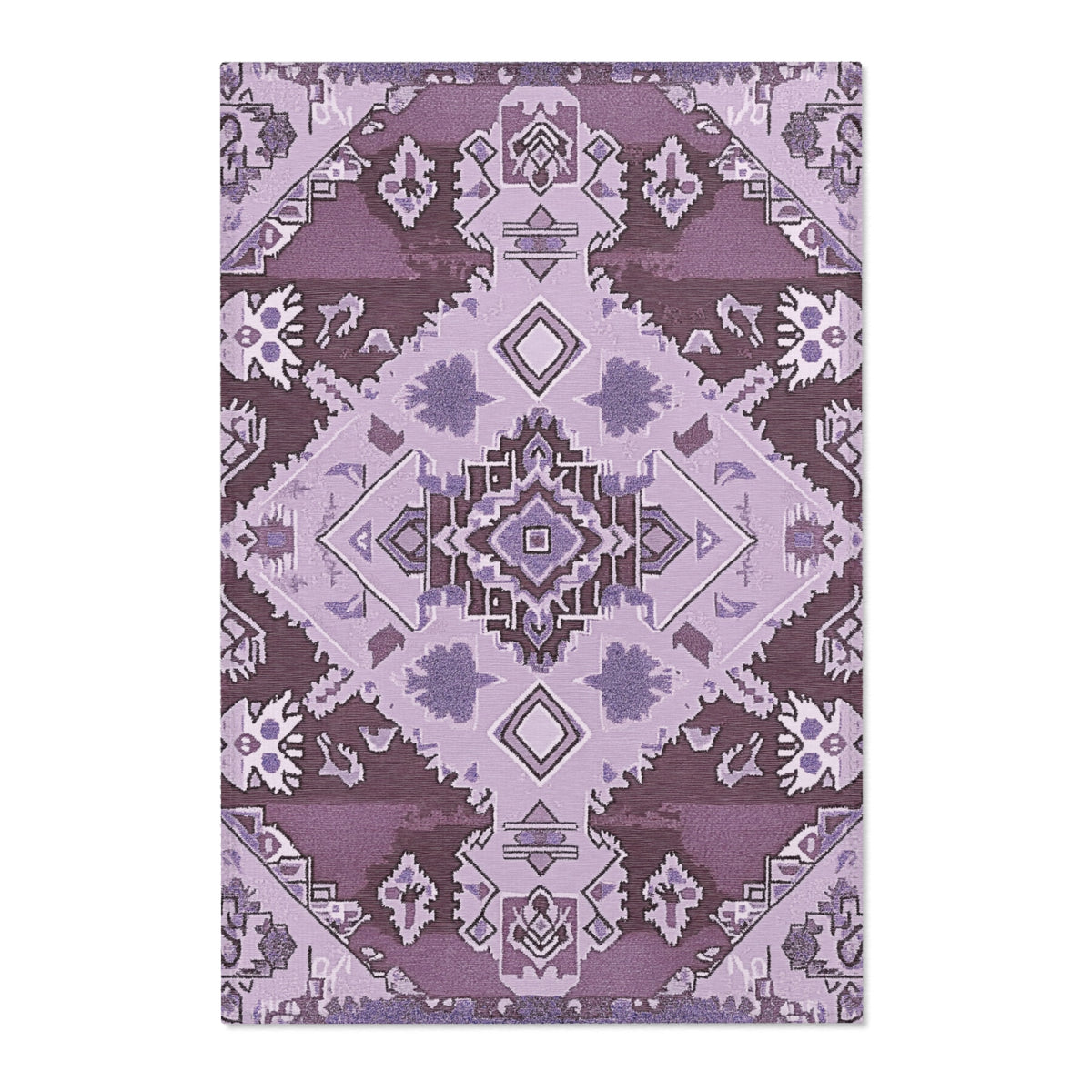 Violet Serenity Meadow Rug - Nature-Inspired Elegance